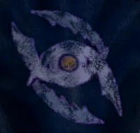 鱼人族的标记，这个旋转对称的图案上部分代表水神利维亚桑，下部分代表它赐福的鱼人的头鳍