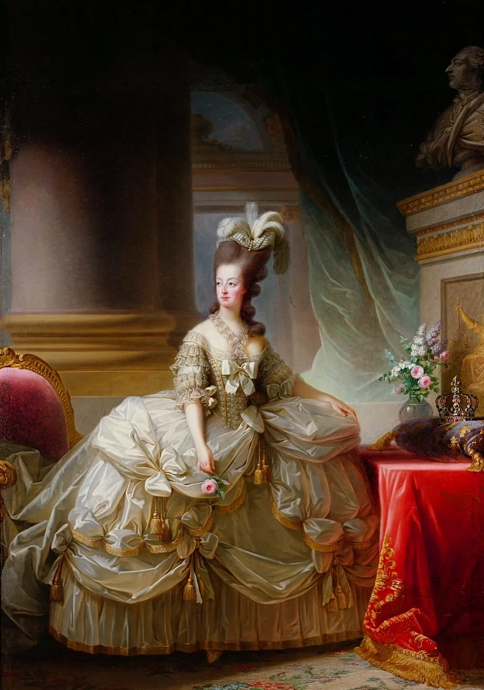 Portrait of Marie Antoinette by Élisabeth Vigée Le Brun, 1778