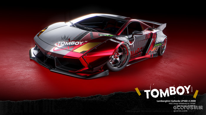 载具改装设计丨兰博基尼盖拉多宽体套件LP566 & “TOMBOY”涂装 载具改装设计丨兰博基尼盖拉多宽体套件LP566 & “TOMBOY”涂装