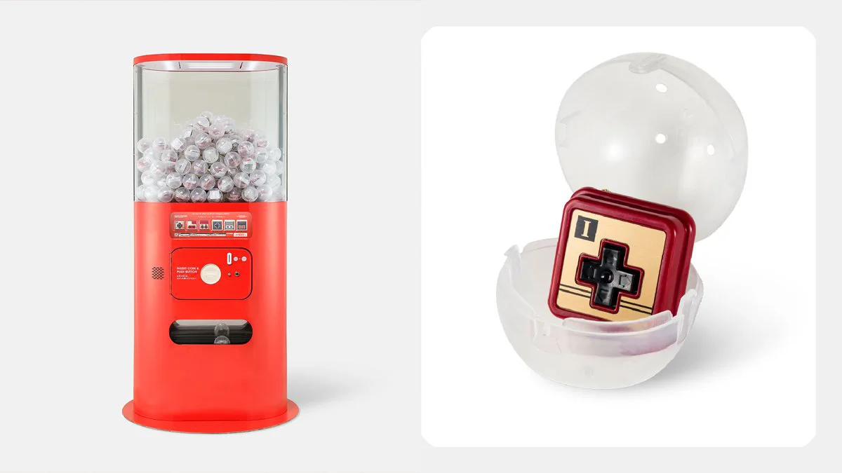 随身携带的有趣：任天堂推出FC&NES手柄按钮扭蛋