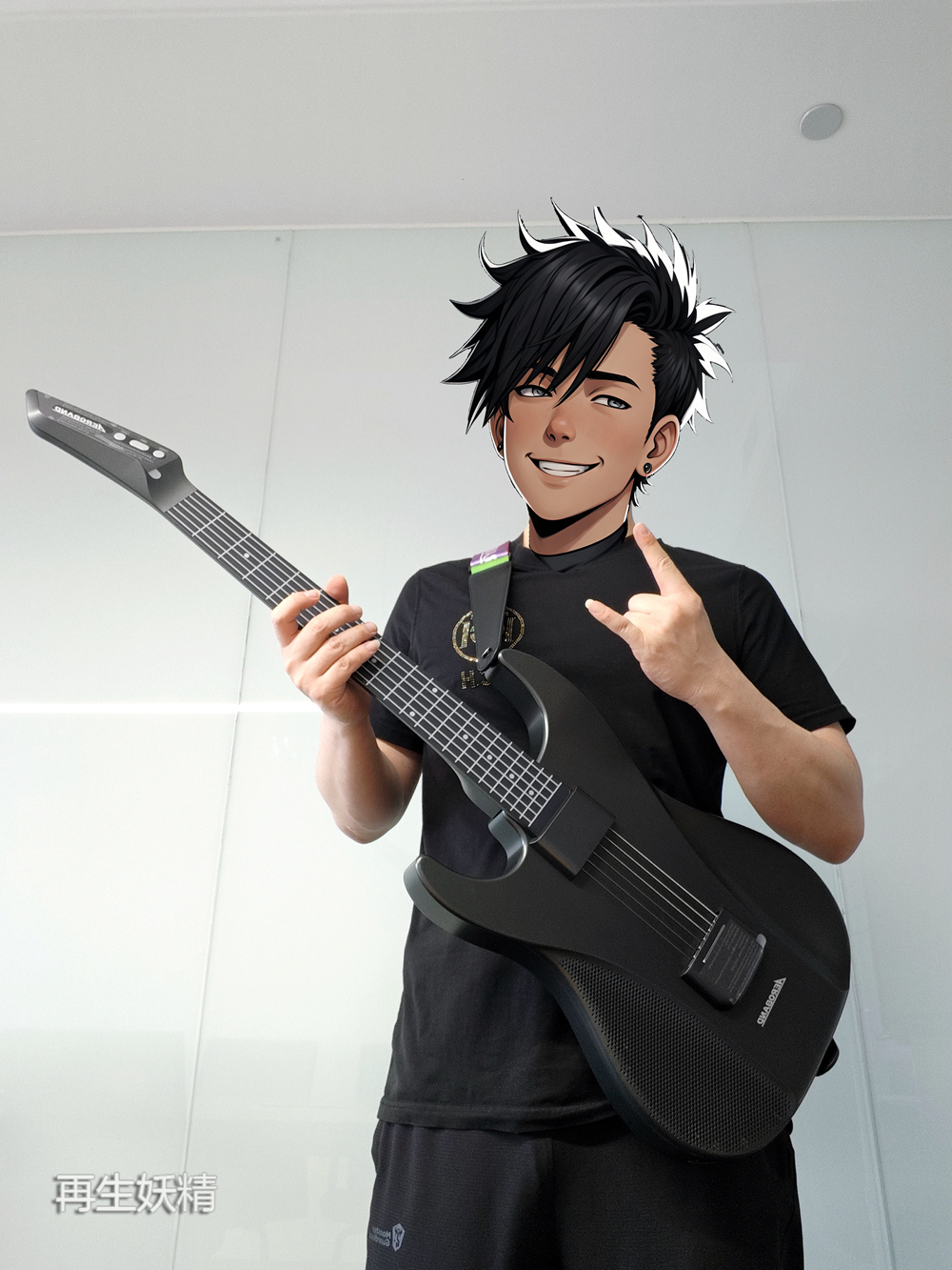 AeroBand 空气乐队：智能吉他《RockSmith》和《吉他英雄》模式，点燃音乐游戏热情！