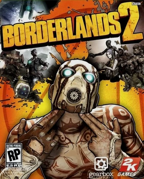 2012年发售的无主之地2原版游戏封面