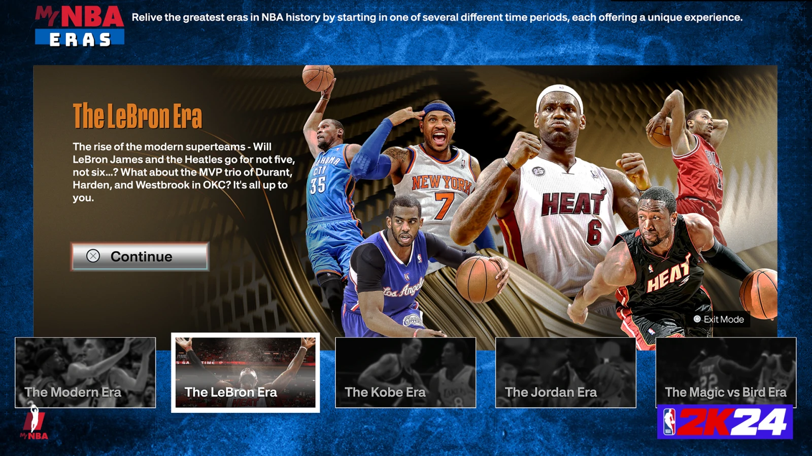 《NBA 2K24》更新：勒布朗时代及女篮职业玩法