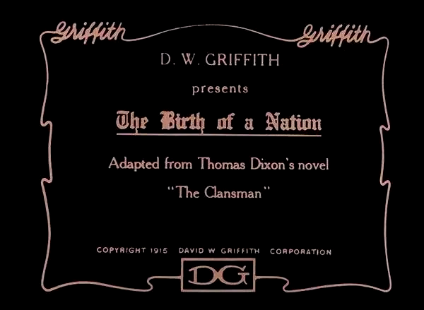 《一个国家的诞生》是好莱坞以国家内战和重建为内容创作的第一部整片长度的无声故事片，导演为D·W·格里菲斯。以托马斯的两部小说《同族人》和《豹斑》为基础创作。