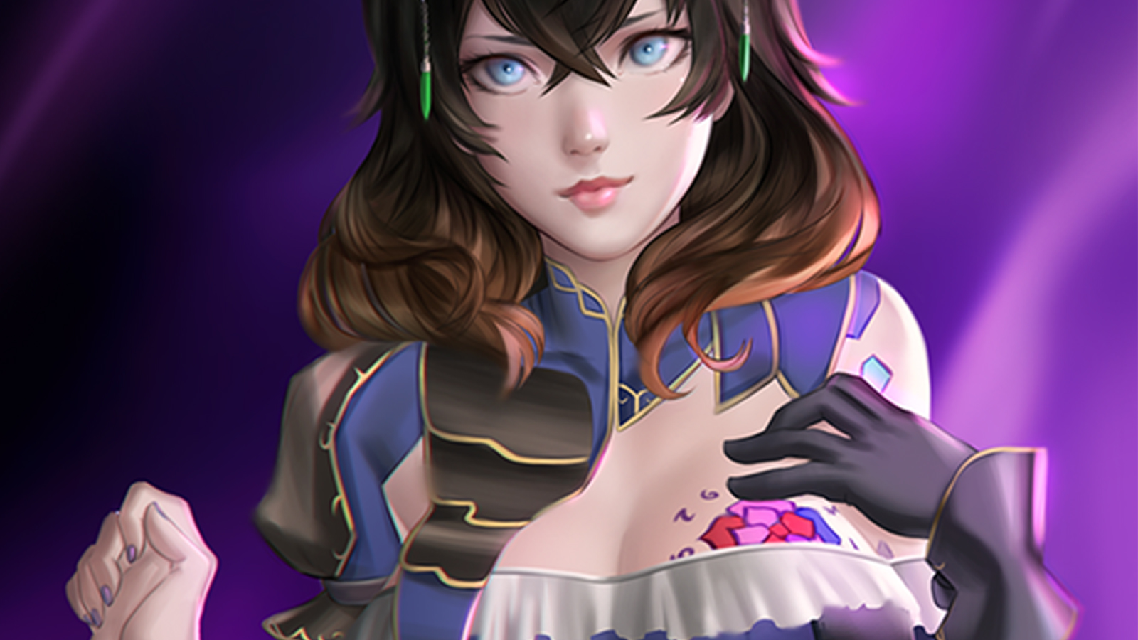 《血污》的女主角真好看,但我从她的同人图中看到了另一种魅力