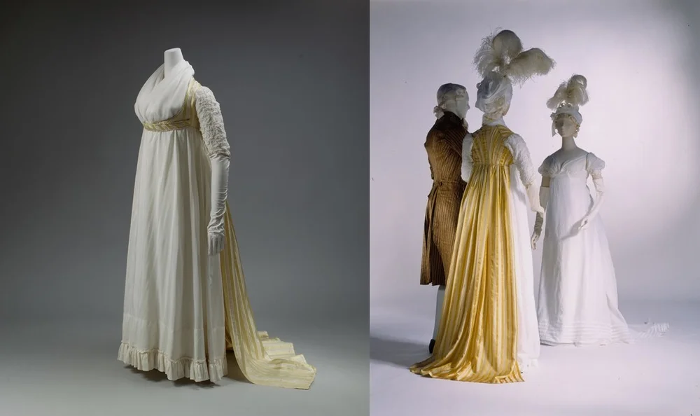 Dress, 1795–97 (MET) 另一件过渡时期的款式