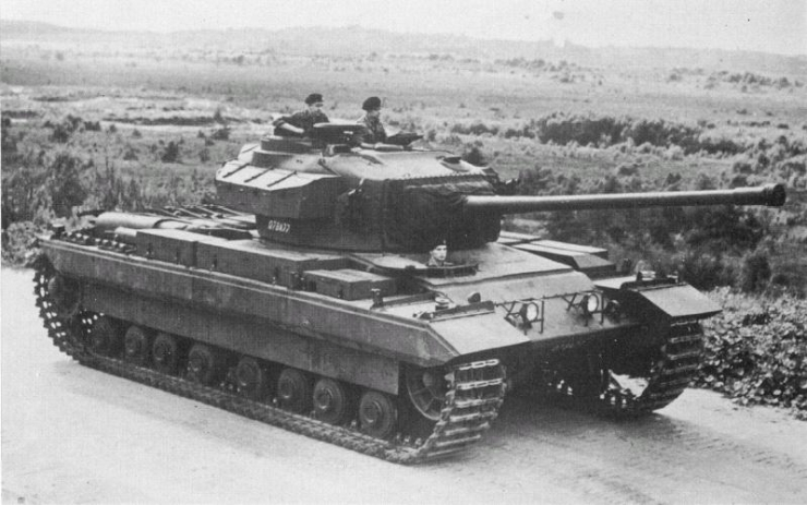 历史上真实的卡那封是一款FV200系列底盘和百夫长MK3组合的临时重型坦克