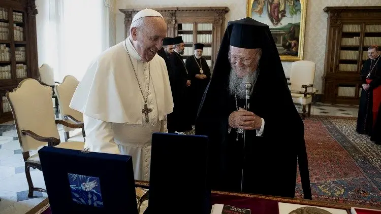 世界名画——天主教教宗和东正教教宗的会面