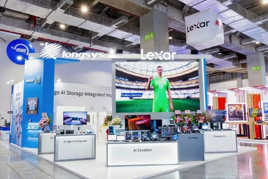 雷克沙亮相COMPUTEX：发布新一代AI-Grade Gen5产品，以端侧AI存储方案赋能下一代AI PC