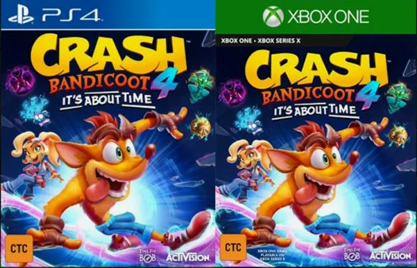 《古惑狼4：时空之旅》 平台：Xbox One、PS4、
NSwitch、
XSX/S、PS5
Windows