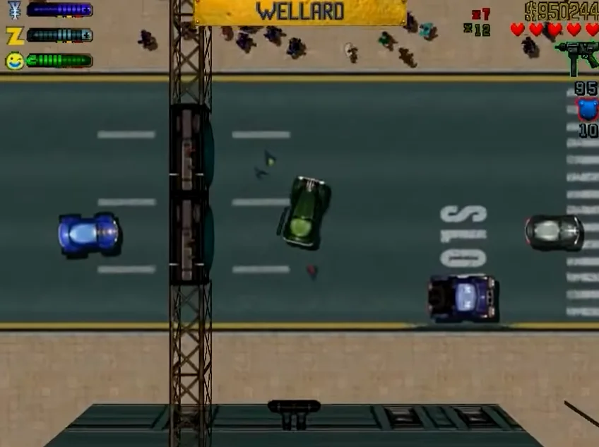 《侠盗猎车手II Grand Theft Auto 2》是R星在1999年推出的游戏