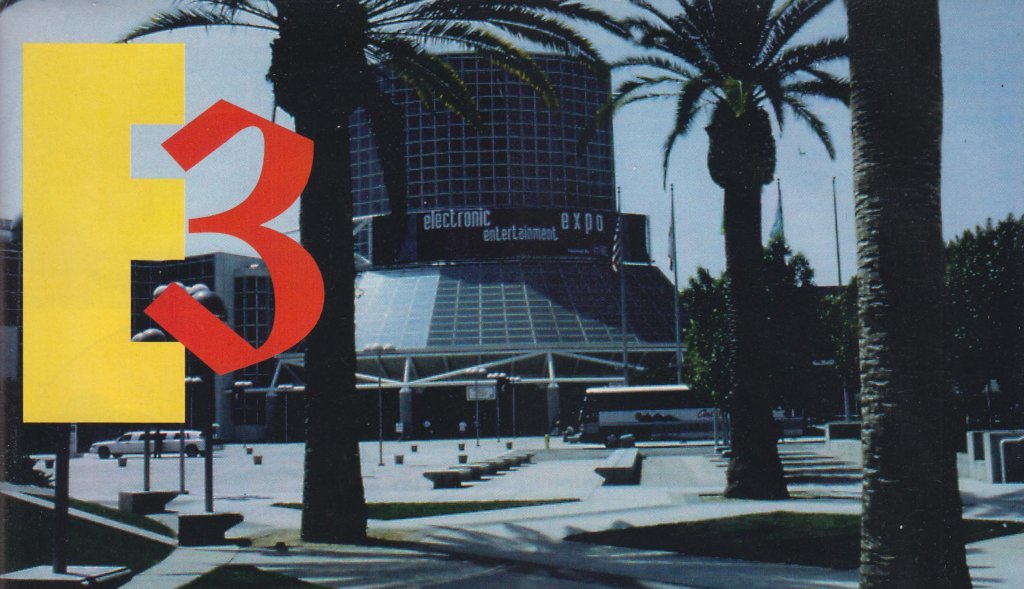 1995-06-07，《超级力量》（Super Power）杂志第10页，举办第一届E3的展览中心的景色，