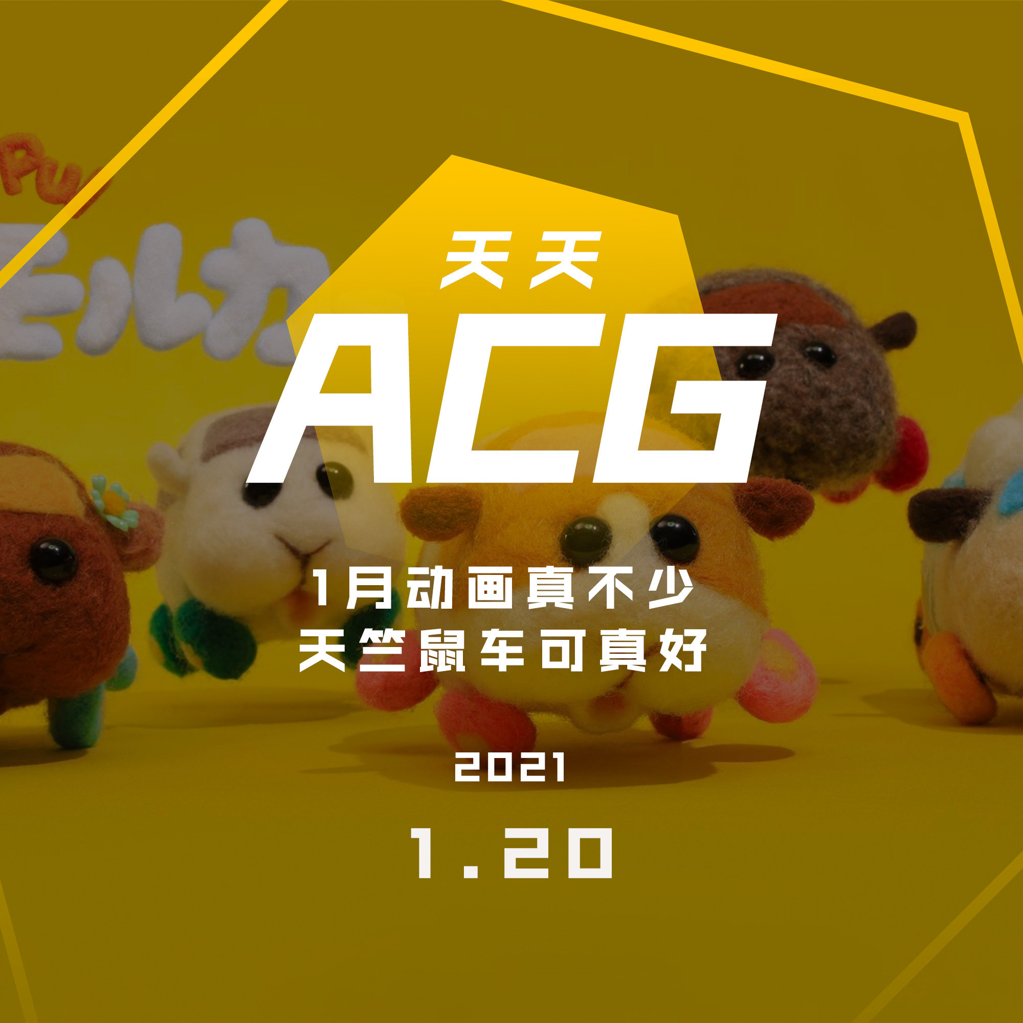cover of episode 1月动画真不少，天竺鼠车可真好 天天ACG 1.20