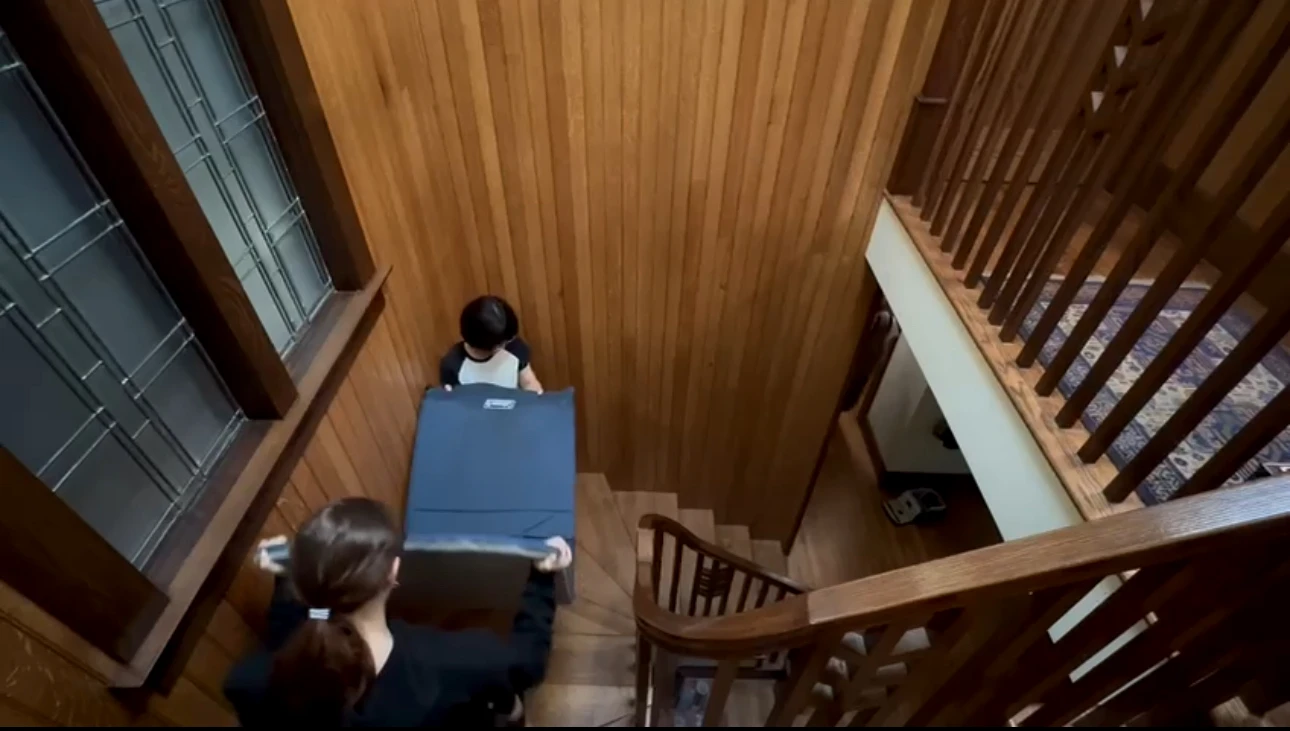 预拍摄时候我一人分饰三角