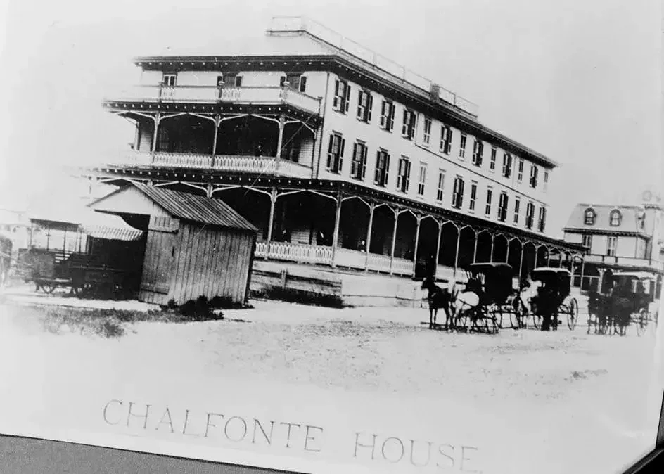 1877年左右的Chalfonte House