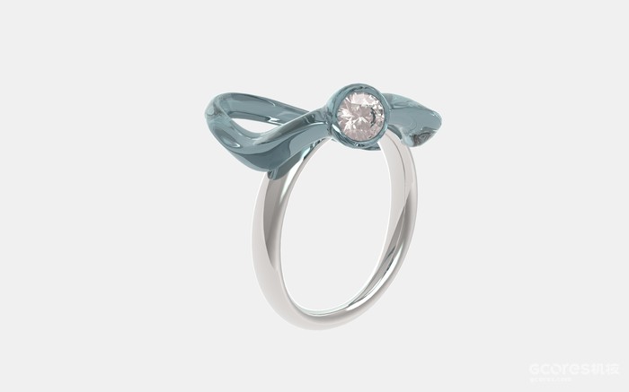 - MELTING -
达利的画作《记忆的永恒》是当代最著名的超现实主义作品之一。常见的时钟扭曲变形,如融化的奶酪一般,营造出违背认知的不合逻辑的时间世界。
如同融化的时钟违背了人们对于事物的固有印象一样,将最常见的钻戒造型加以软化变形,同样达成了消解人们对于钻戒原有佩戴方式,且坚固的印象,以此拓展首饰的传统形态与佩戴方式的可能性。