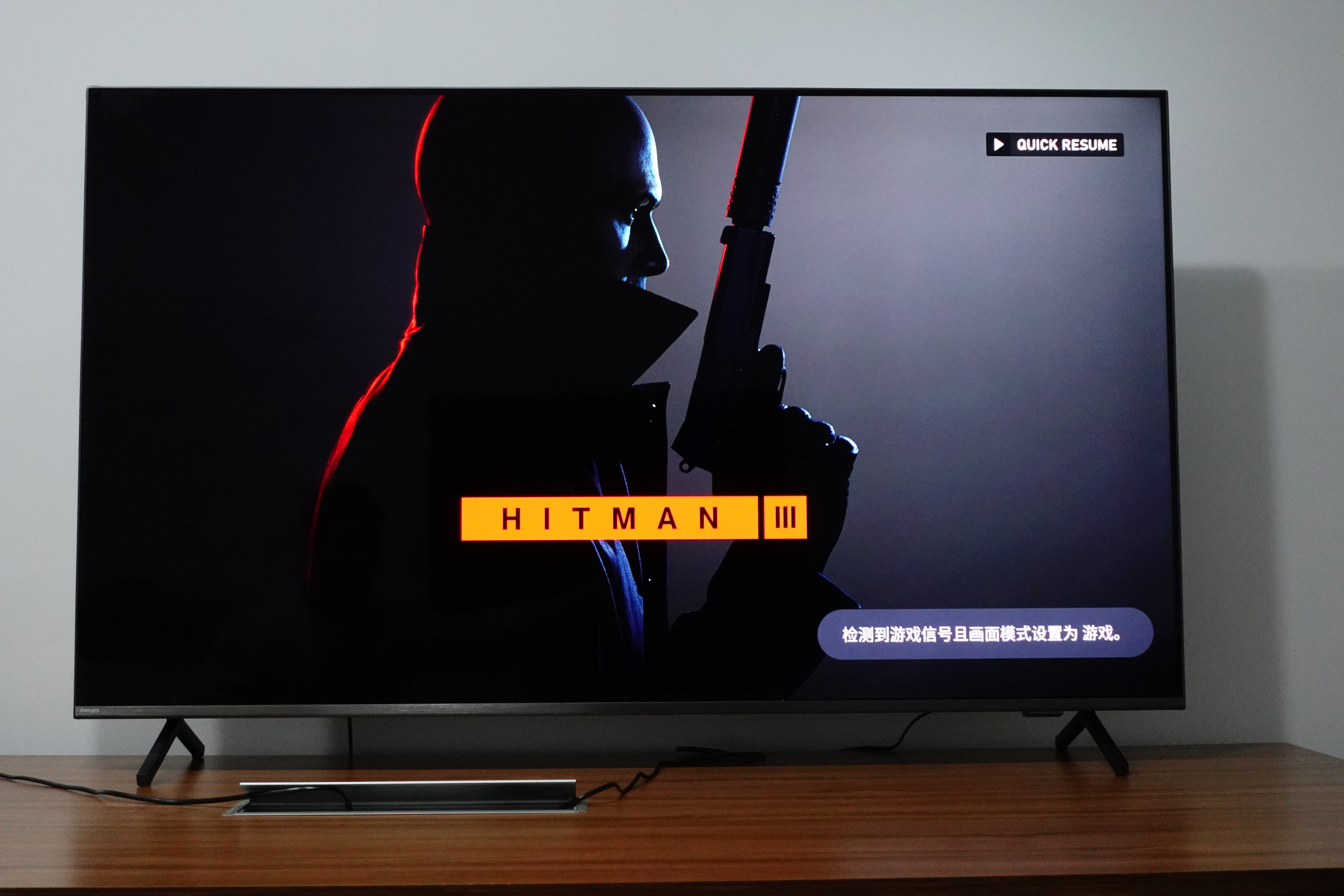 电视系统在 Xbox 启动游戏后自动切换至游戏模式