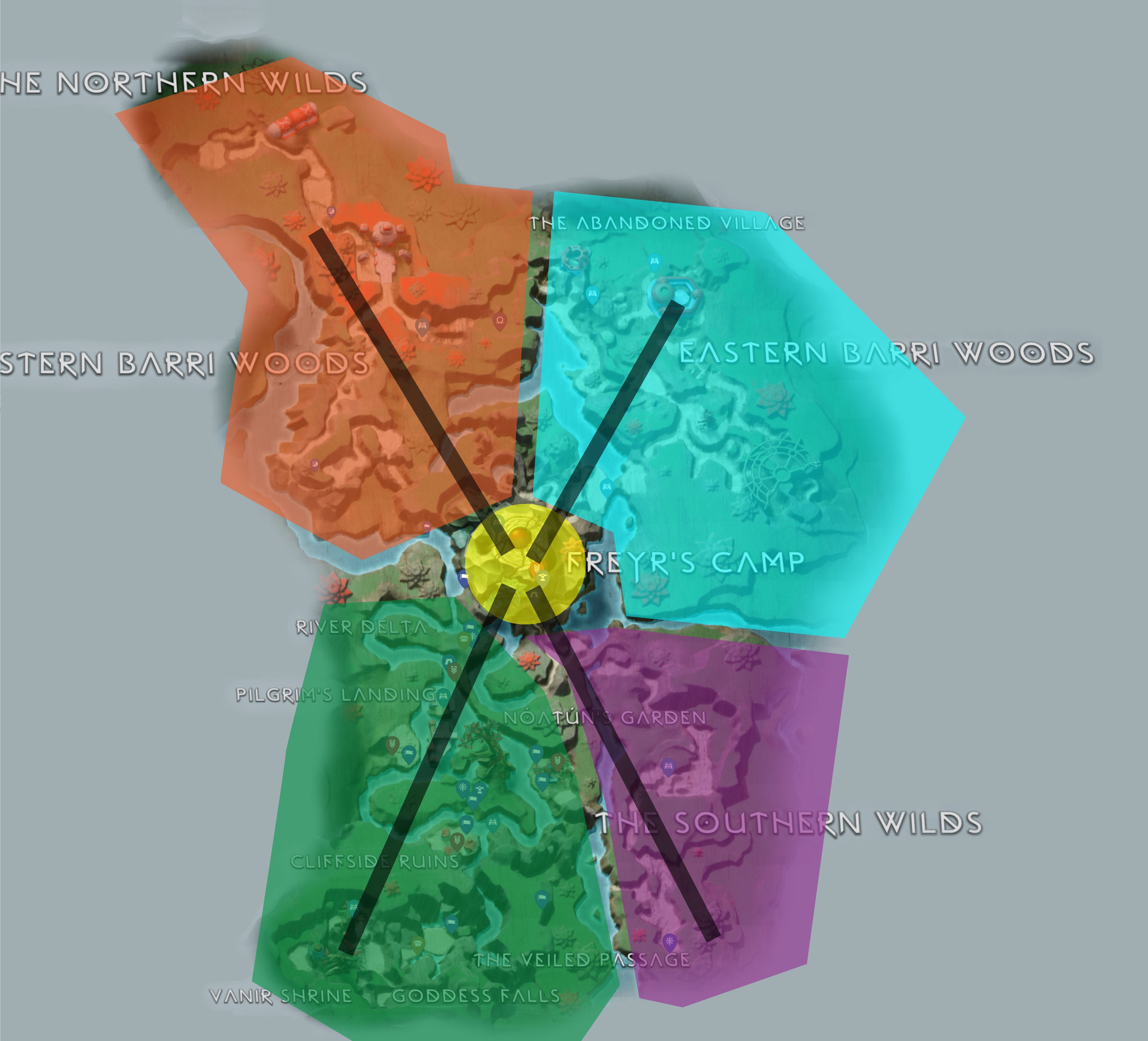 华纳海姆南部丛林区域空间结构