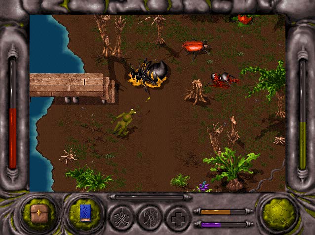隨著遊戲推進，你將會變成一隻巨大的螳螂，島上會出現更多的昆蟲，植物也會被慢慢破壞。