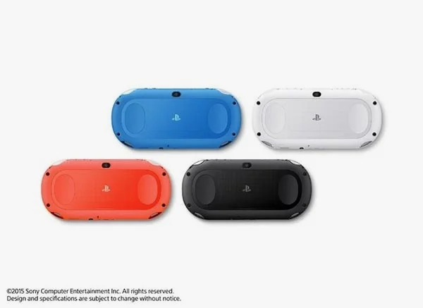 新颜色PSVita 2000掌机（背面）
