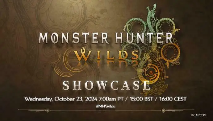 《怪物猎人：荒野》特别节目“Monster Hunter Showcase” 将于23日播出