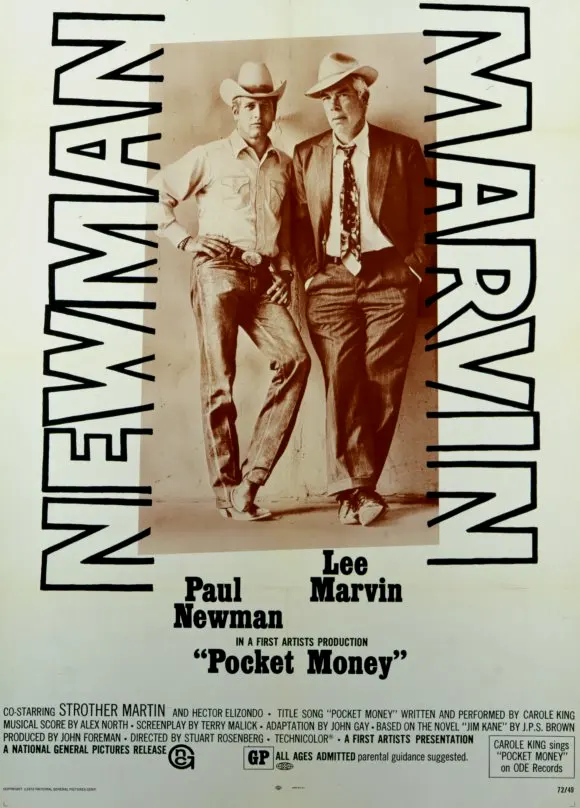 Terry O'Neill 这张照片后来被直接用作了《两条牛仔龙》的电影海报