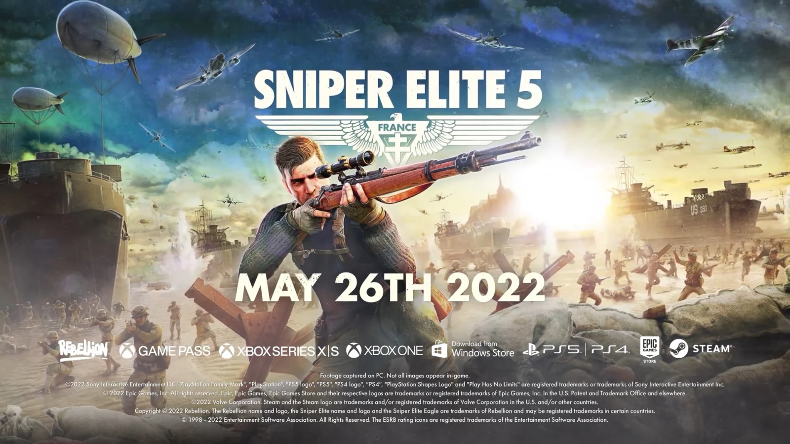 《狙击精英5》新预告公布，5月26日发售