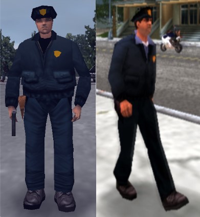 1998 年至 2001 年的自由市警察局警员