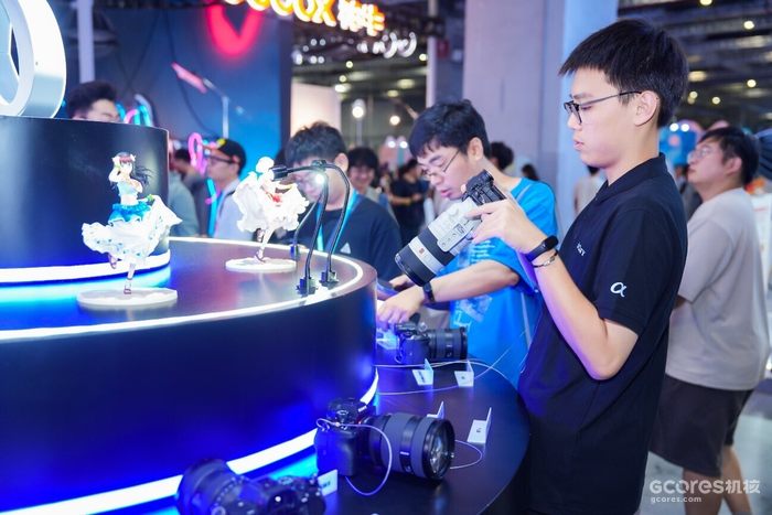 位于5.1展馆的索尼数码影像体验区