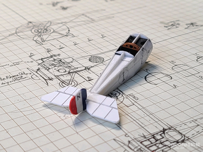 1/90比例早期型纽波特17双翼机纸制模型全制作流程 20%title%