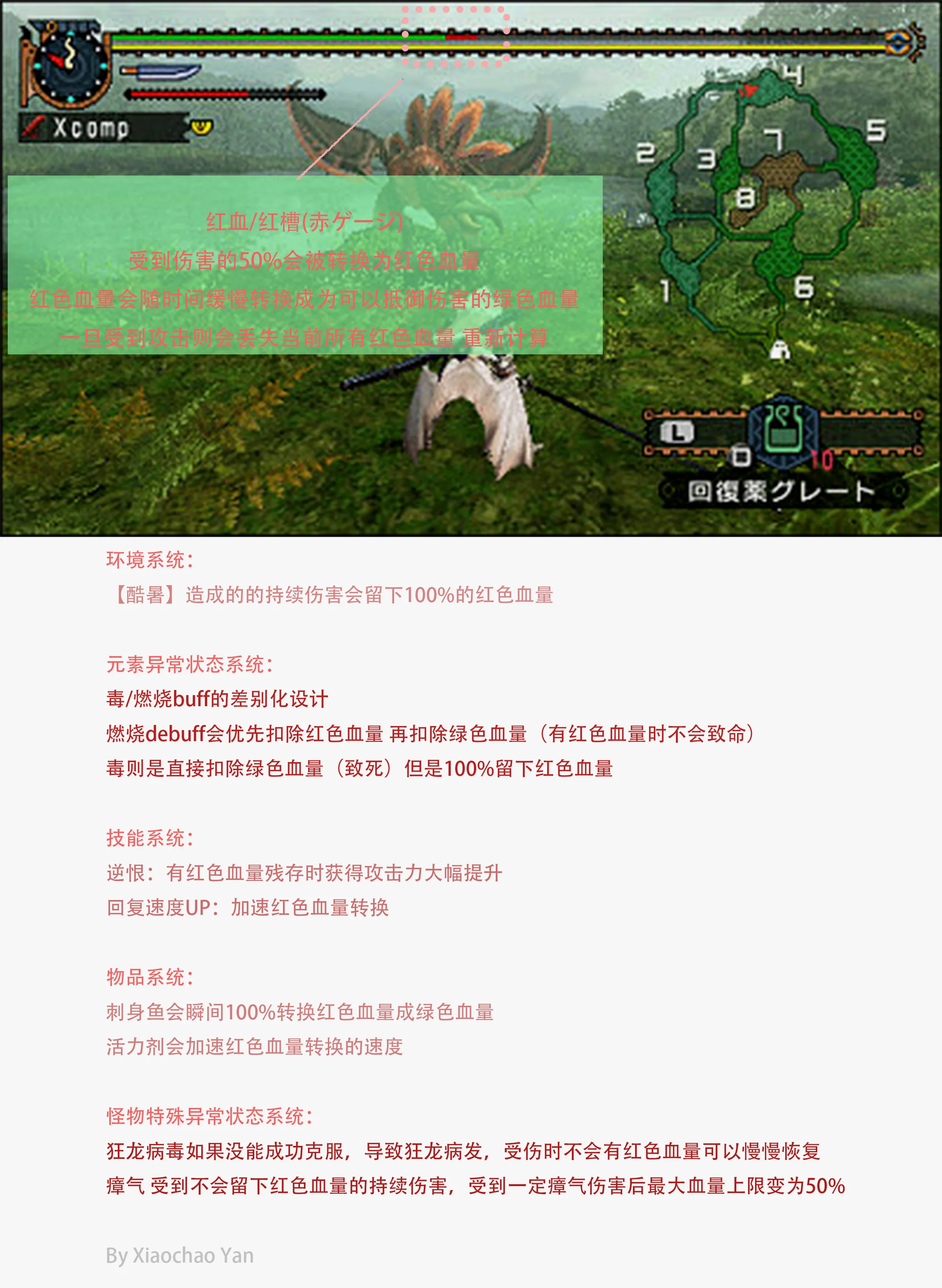 一些利用红色血量做了差别化设计的玩法总结