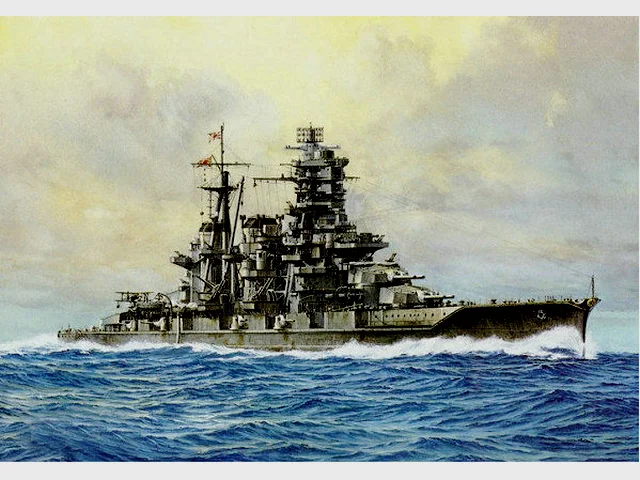 旧日本海军学习英国，图为金刚级战列舰，原始设计由英国完成。二战期间英日海军在南洋地区激战
