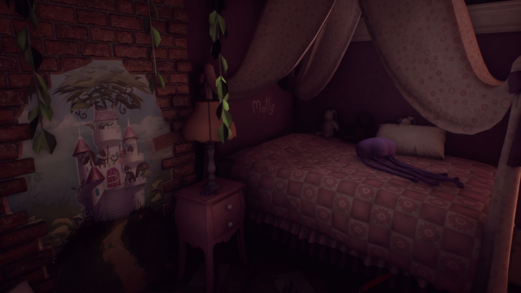 第一次走进Molly的房间，仿若进入了粉色的童话世界