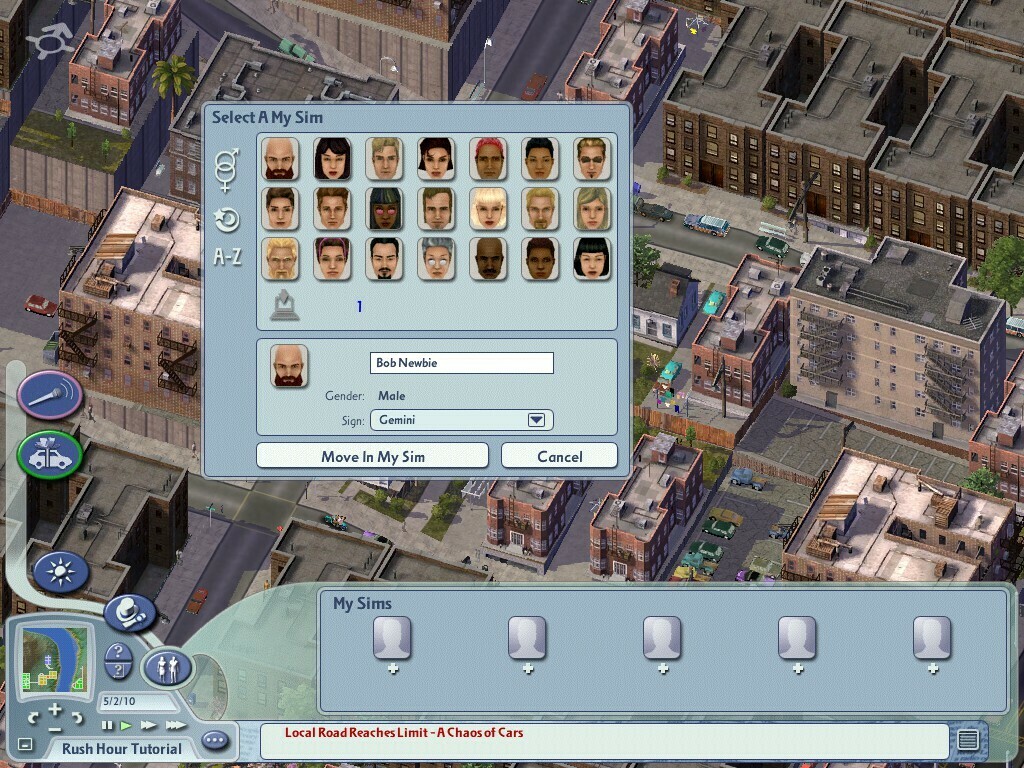 《模拟城市4》中的The Sims