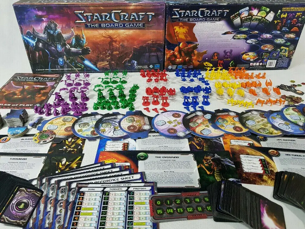 FFG也曾为诸多PC游戏制作桌面游戏，比如经典的《星际争霸》系列