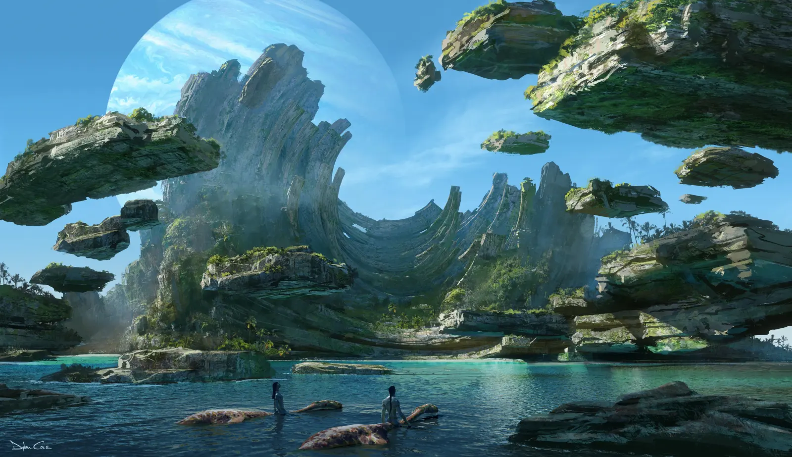 《阿凡达2》曝光首批景观概念图