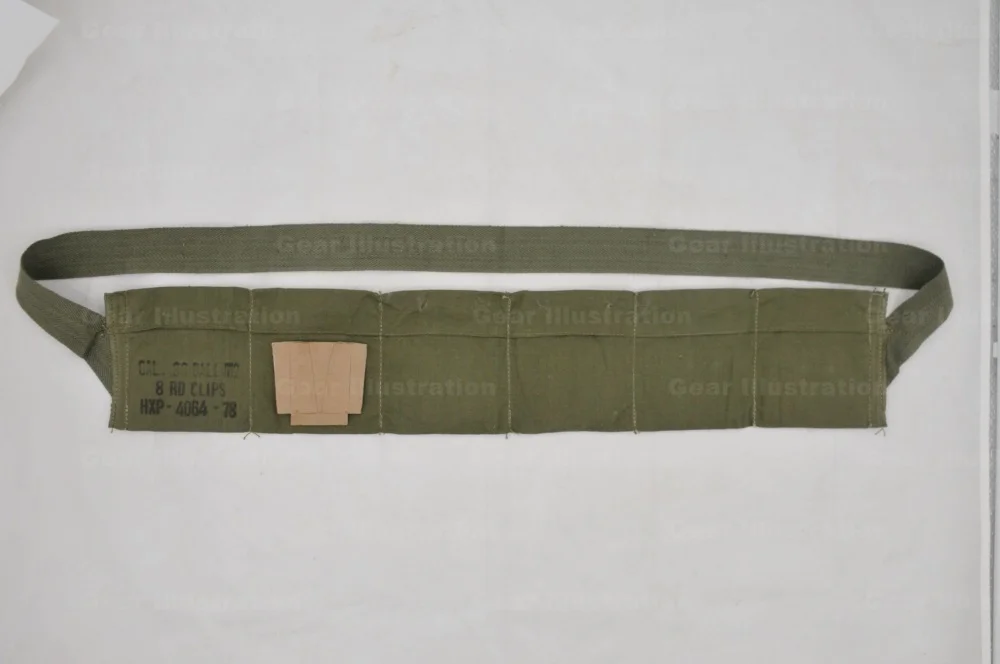 M2型，从二战时期开始使用，可容纳6个M1加兰德漏夹，M1被M14代替之后用来装7.62NATO弹药，可容纳12个5发7.62桥夹。图示为60年代产