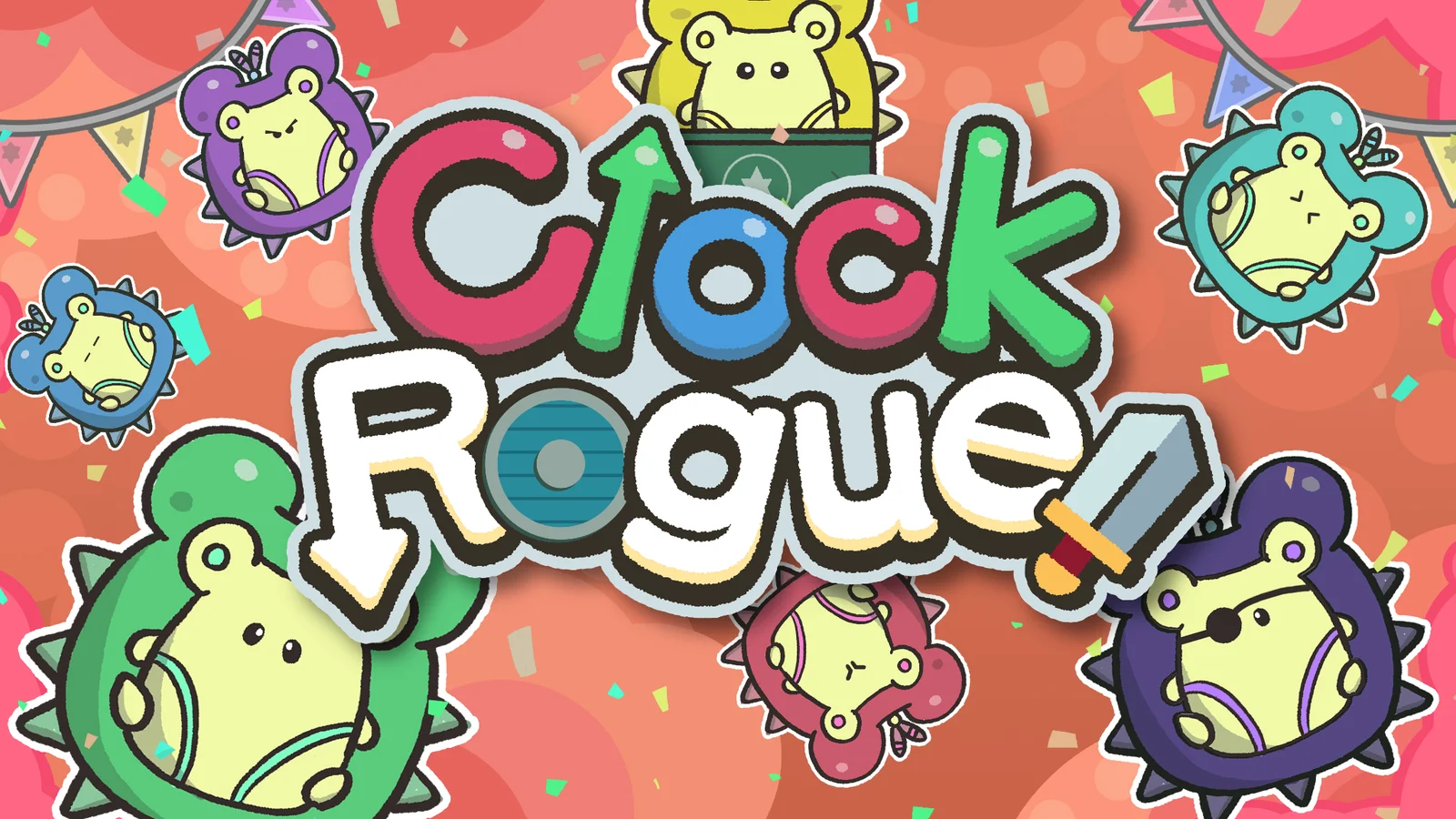 用生物钟战斗的 Roguelike 动作游戏《Clock Rogue》将于6月25日登陆 Nintendo Switch™！