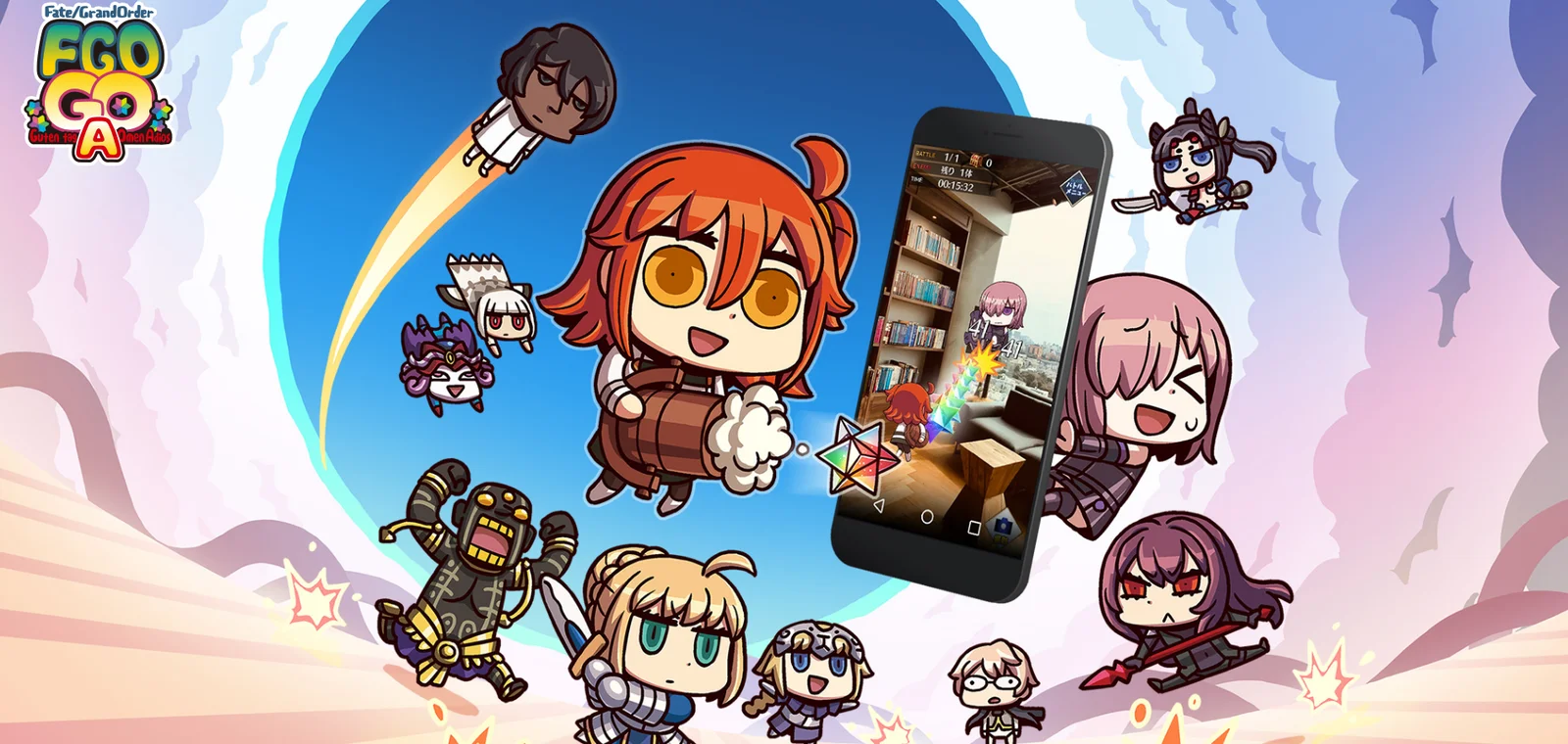 仅限今日，《FGO》愚人节特别小游戏《FGO GO》续作推出