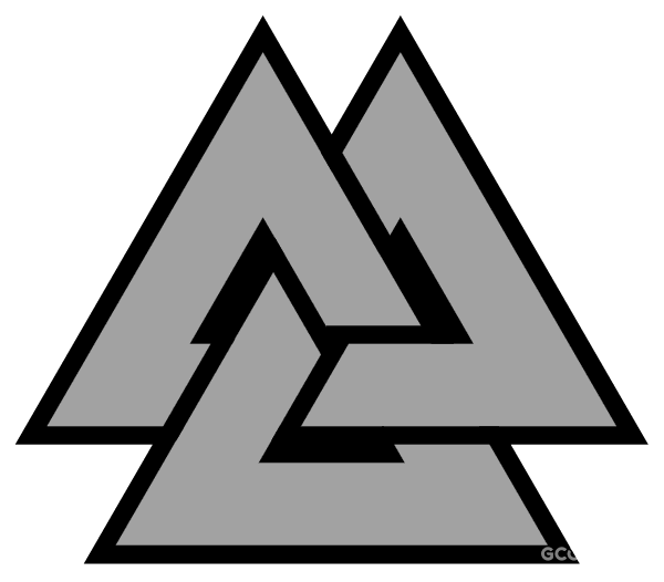 三角纽结，三角形在日耳曼异教体系中象征生命——开端、发展和终结