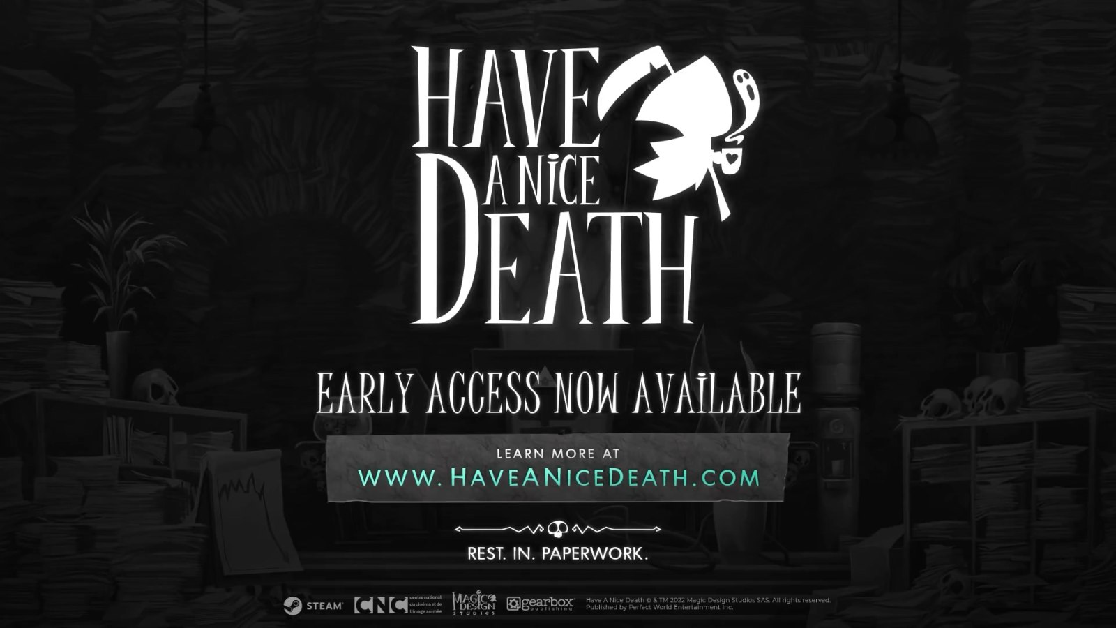 《Have a Nice Death》今日推出抢先体验模式，发售预告片公布