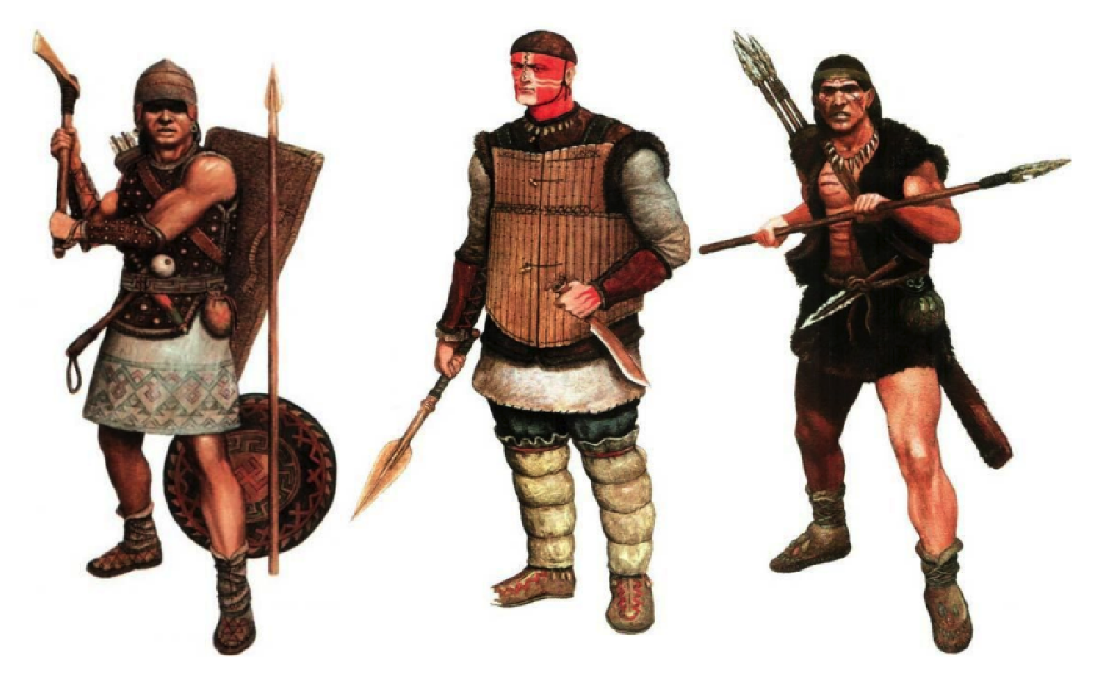 安德羅諾沃文化的戰士群像