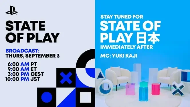 索尼State of Play发布会将于9月3日回归
