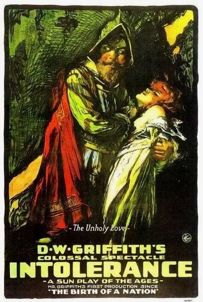 《党同伐异》1916年，海报