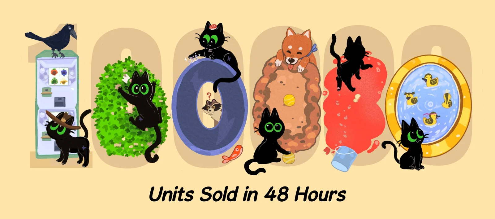 《小猫咪大城市》发售48小时内销量破10万份