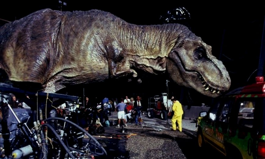 《侏罗纪公园》（1993）幕后照