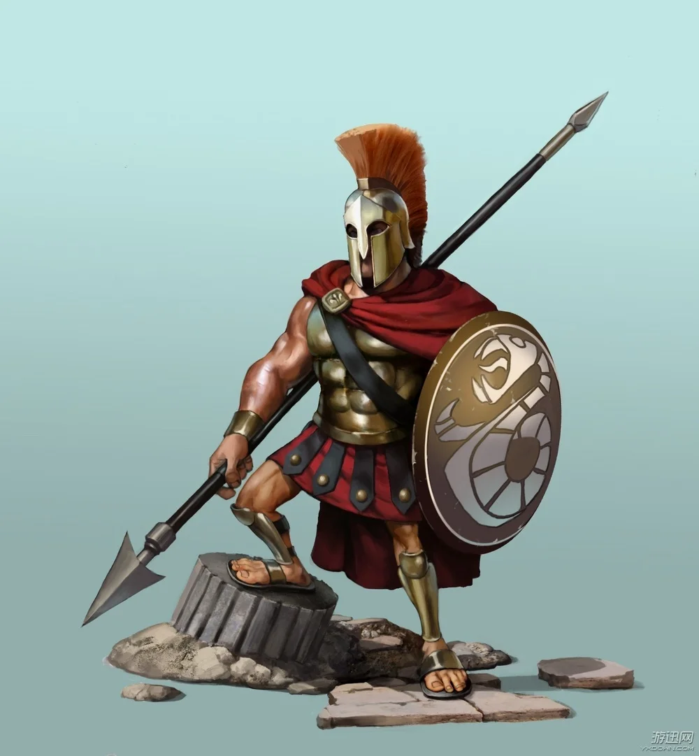万人队多数都是重装步兵（hoplite）