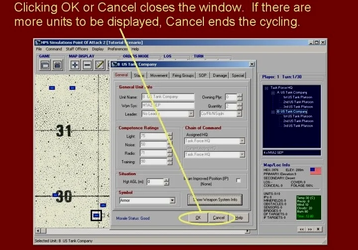 点击“OK”或者“取消（Cancel）”关闭窗口。如果有更多的单位待显示，取消按钮会关闭全部。