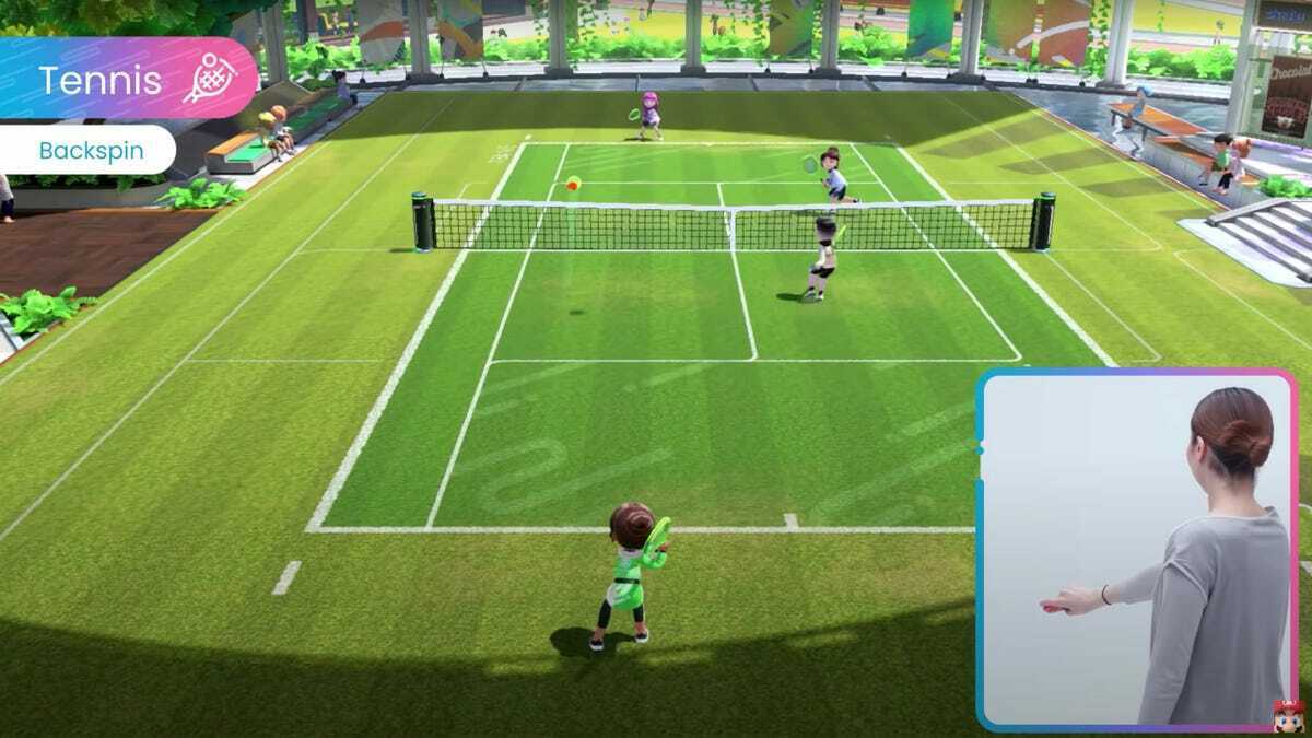 《任天堂Switch运动》网球，操作示范