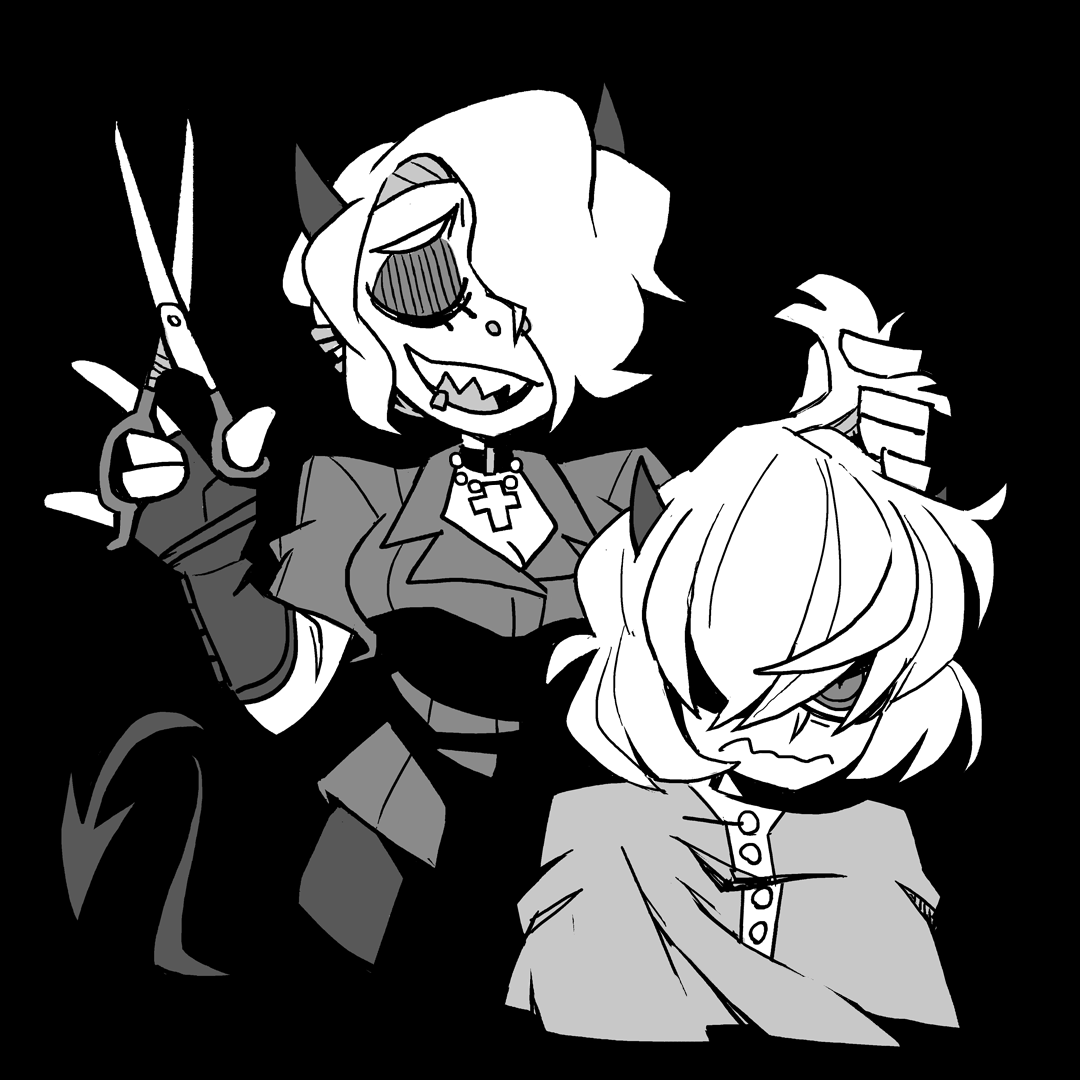 Demontober #4: Hairdresser Demon (and her sister)
